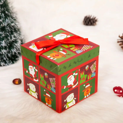 Christmas Gift Boxes Outdoor Present Decoration Under The Tree Package For Indoor Holiday Party Wedding Home Ornament Decor