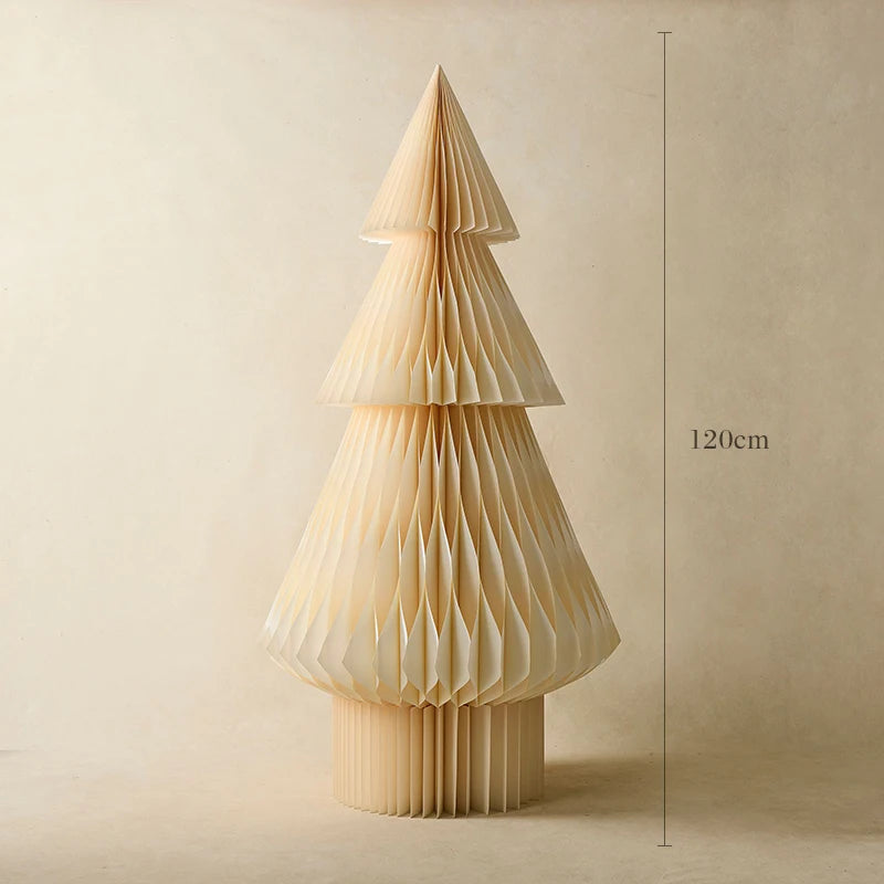 Christmas tree large origami ornament 1.8 meters creative Christmas decorations shopping mall holiday decoration props