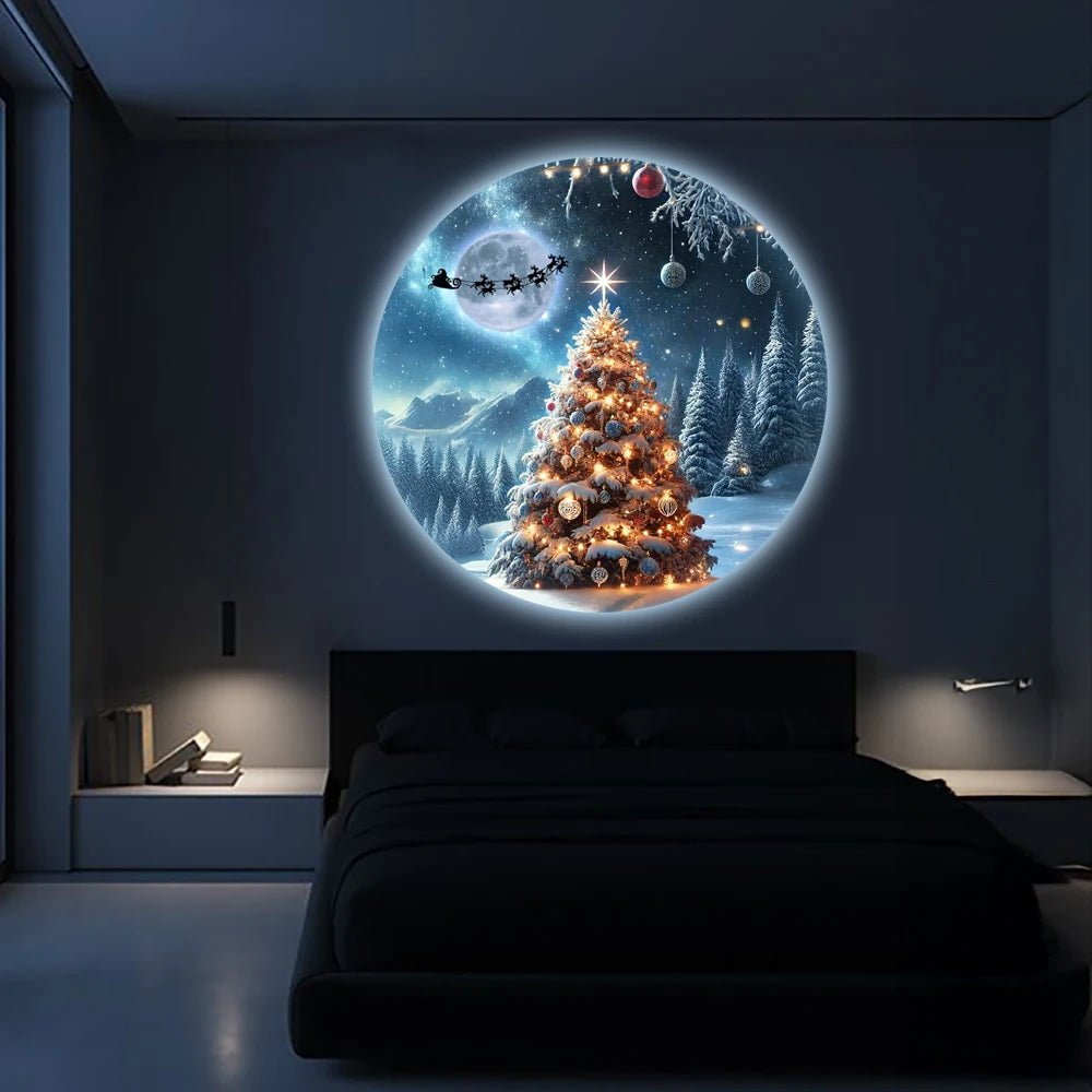 Christmas LED Projection Lamp Romantic Room Night Light