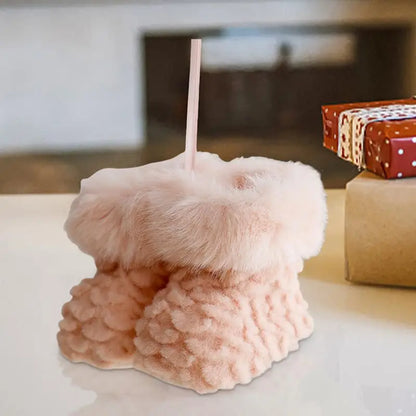 Christmas Plush Ornaments Party Home Ornament Decoration Accessories For Christmas Trees Cute Boot Pendant Christmas Tree Small