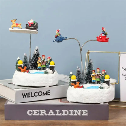 Christmas Decoration Ornaments The Perfect Holiday Gift Crafts Rotate Christmas Ornaments Wear Resistance Rotating Jewelry