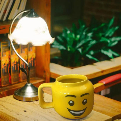 Party Favor Gifts Cute Cartoon Mug for Coffee Milk Tea Ceramic Cup Drinkware with Creative Impish Expression Pattern