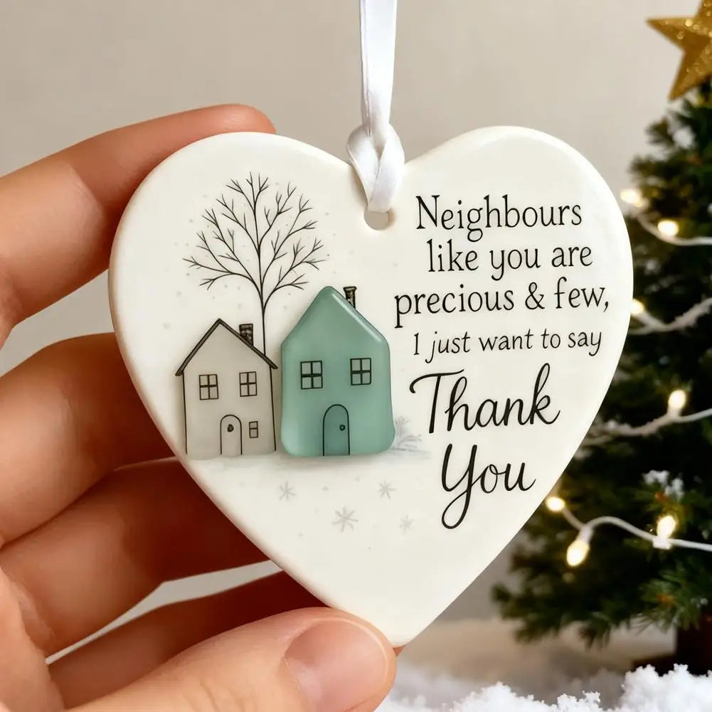 Thank You Gifts for Neighbor Christmas Ornament Old New Neighbor Welcome Gift for Neighbors Birthday Neighbor Moving Away Gifts