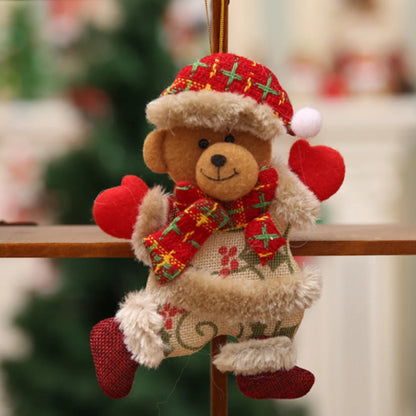 Christmas Ornaments DIY Xmas Gift Santa Claus Snowman Tree Pendant Doll Hang Decorations for HomeChristmas tree  Decorations