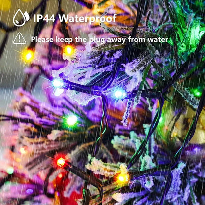Led Christmas Tree Lights New year's garland String for Patio Garden 1.5M/2M/3M  Waterfall Light christmas decoration 2025