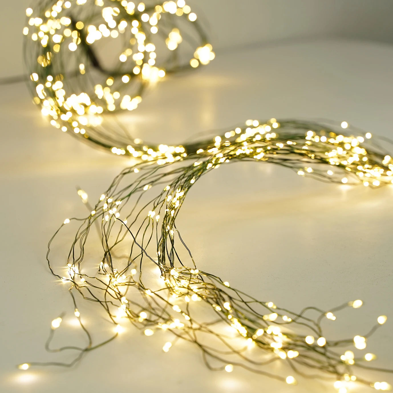 Christmas Lights Curtain String Light Waterfall Outdoor Decoration 2M 100-600LED Fairy Led Garland For Tree Garden Party Holiday