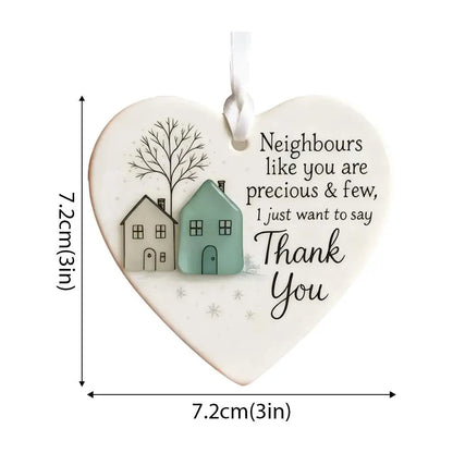 Thank You Gifts for Neighbor Christmas Ornament Old New Neighbor Welcome Gift for Neighbors Birthday Neighbor Moving Away Gifts
