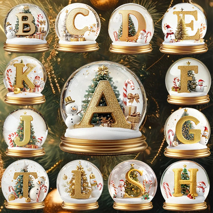Christmas Tree Decorations Mixed Letter Desktop Ornament Family Portrait Decor Farmhouse Vacation Desktop Decoration Acrylic