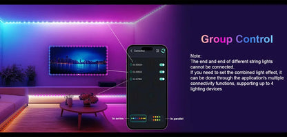 Christmas Tree Lights 20M Fairy String Lights w/ APP Control Music Sync 12 Modes IP65 Waterproof USB Powered for Xmas Home Decor