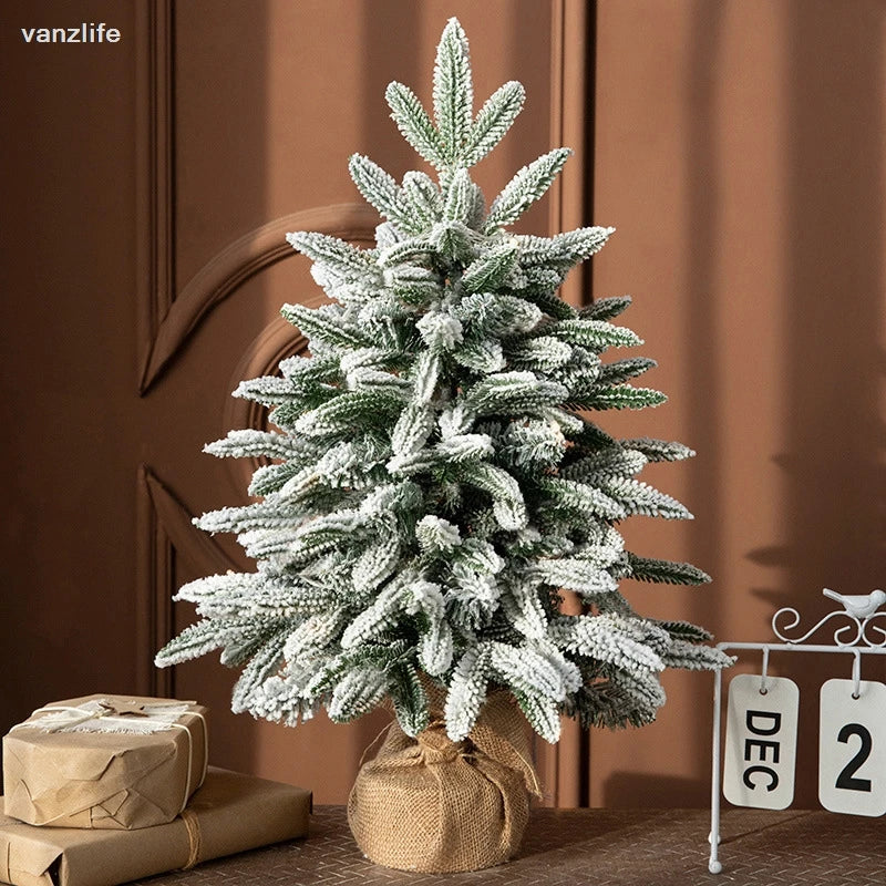 Christmas tree, Christmas, cedar, Christmas decorations, New Year, snowflakes, snow trees, atmosphere decoration supplies