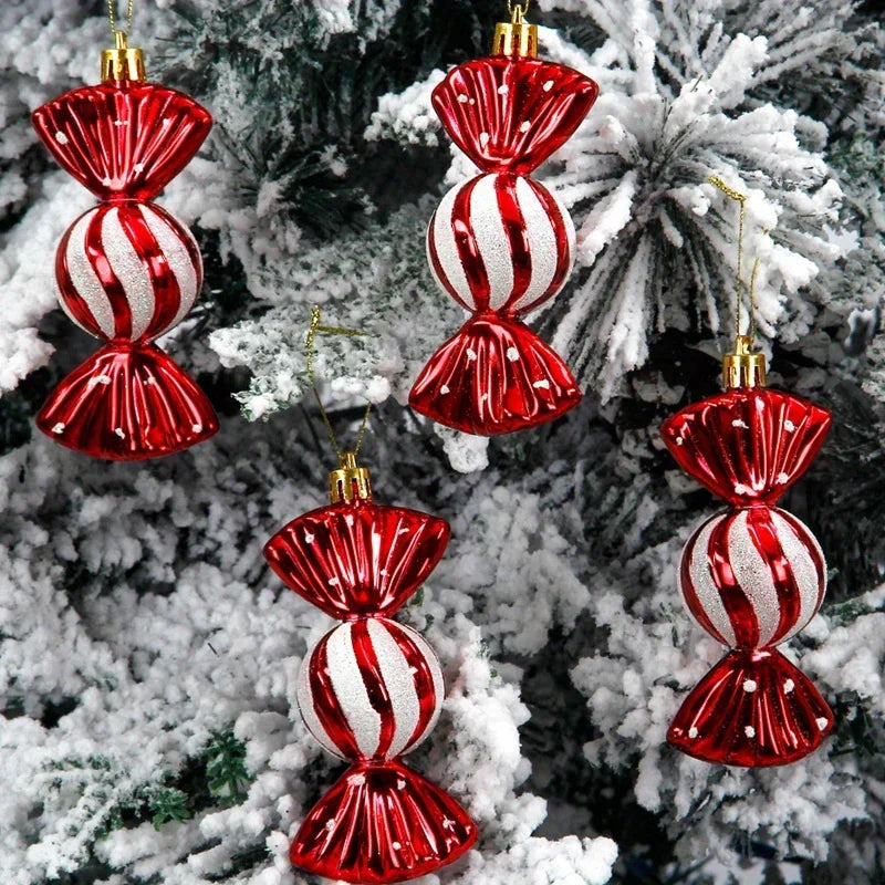 5-Pack Christmas Candy Tree Ornaments Christmas Tree Hanging Decorations Christmas Decorations