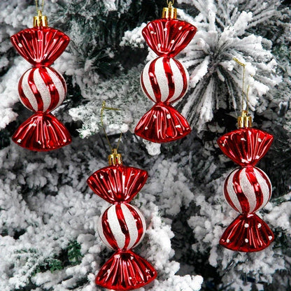 5-Pack Christmas Candy Tree Ornaments Christmas Tree Hanging Decorations Christmas Decorations