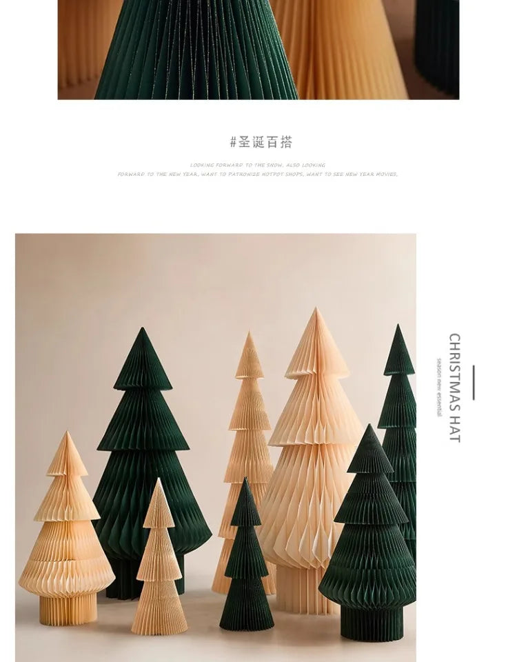 Christmas tree large origami ornament 1.8 meters creative Christmas decorations shopping mall holiday decoration props