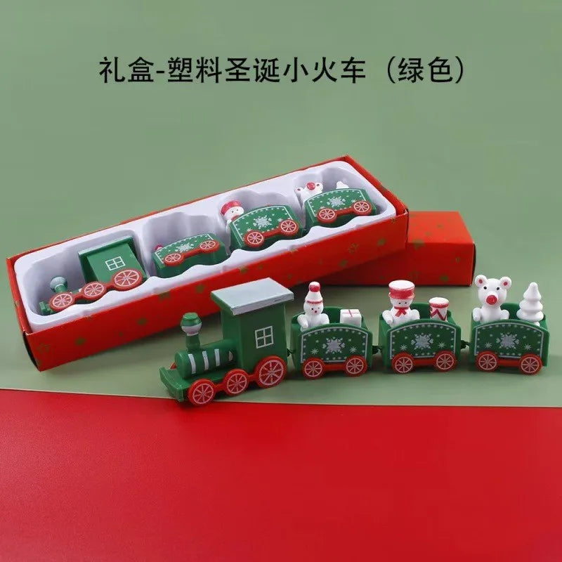 Christmas Train Merry Christmas Decorations For Home 2025 Cristmas Ornament Xmas Navidad Noel Gifts Happy New Year 2026 Gifts
