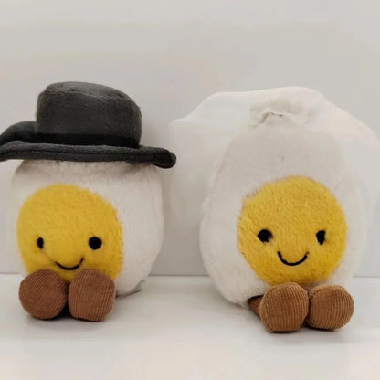 Gifts Boiled Eggs Fashion Creative Wedding Pendant And Lovely Smile Happy Doll Wedding Gifts Home Decoration Holiday Kids Gift
