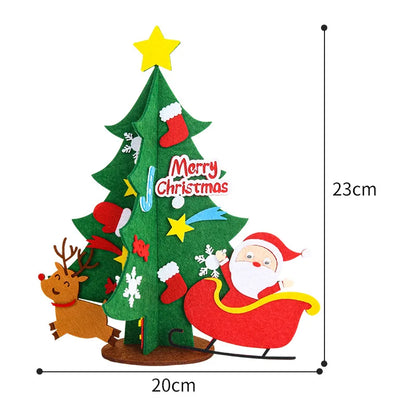 Christmas Decoration Xmas Tree for Home Decor Xmas New Year 2026 Navidad Party Ornaments Kids Handmade Crafts DIY Gift Accessory