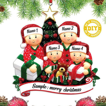 Christmas Tree Hanging Ornaments DIY Personalised Holiday Home Decor Gifts Navidad New Year 2026 Christmas Decorations for Home