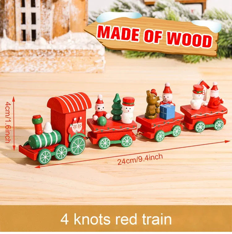 Christmas Train Merry Christmas Decorations For Home 2025 Cristmas Ornament Xmas Navidad Noel Gifts Happy New Year 2026 Gifts