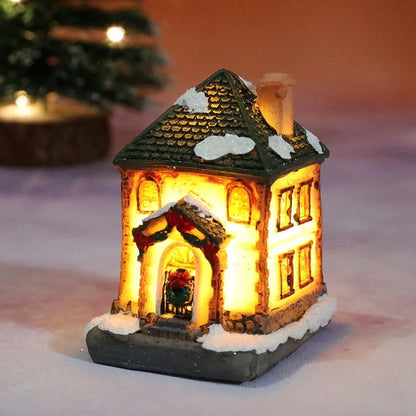 Christmas House Light Decorations For Home Ornaments Kids Xmas Gift New Year 2024 Navidad Decor Bedroom Night Light With Battery