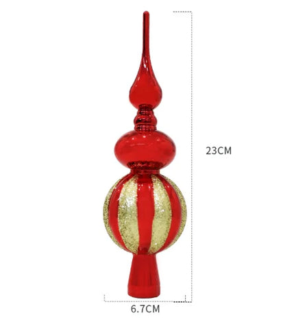 Christmas Tree Decorations, Shiny Christmas Tree Top Ornaments Christmas Tree Hang Pendant Festival Ornament For Home Decor