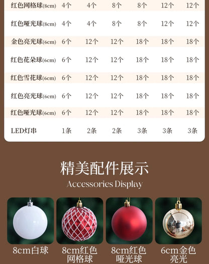 Christmas Tree 2025 New Model Dense Large Tree Living Room Decoration DIY Internet Celebrity Style Christmas Tree Christmas