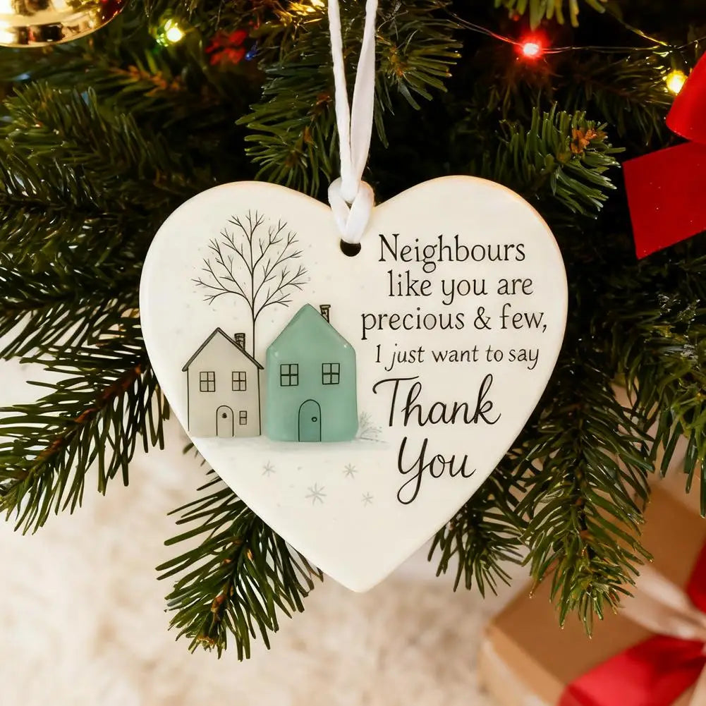 Thank You Gifts for Neighbor Christmas Ornament Old New Neighbor Welcome Gift for Neighbors Birthday Neighbor Moving Away Gifts