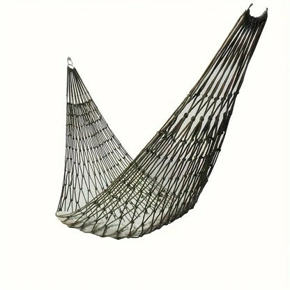 Outdoor Sports Hammock, Outdoor Sports Camping Hammock Net Nylon Rope Hook, Suitable for Garden, Beach, Courtyard Travel