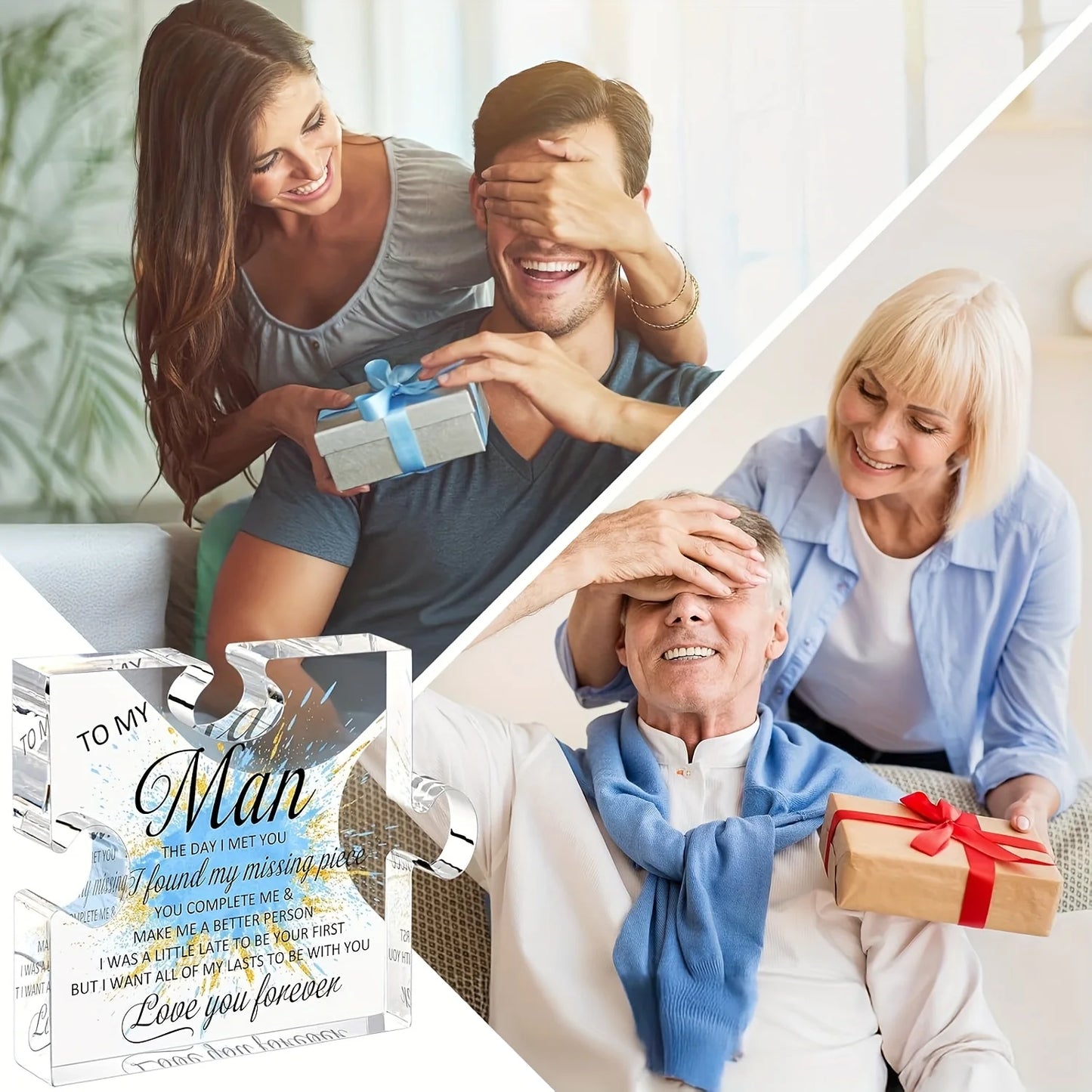 To My Man Gifts Husband Gifts Romantic Gifts for Him Gifts for Husband Boyfriend I Love You Gifts for Him Christmas Gifts