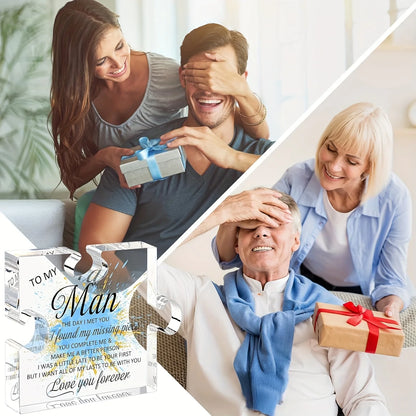 To My Man Gifts Husband Gifts Romantic Gifts for Him Gifts for Husband Boyfriend I Love You Gifts for Him Christmas Gifts