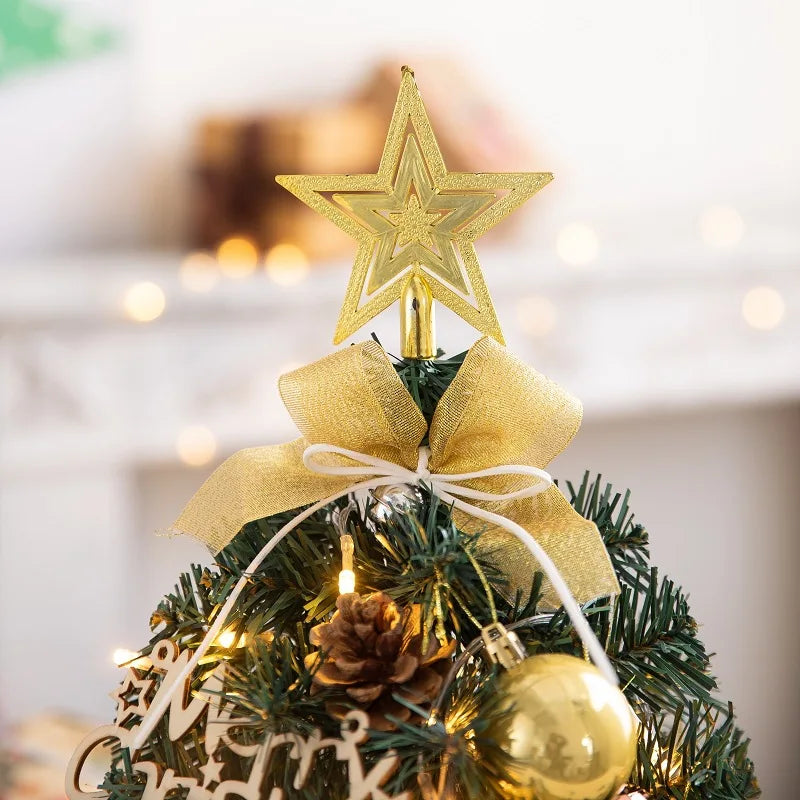 Christmas Decoration 45/60cm Christmas Tree Desktop Small Tree Ornaments New Year Navidad Gift Christmas Festival Party Supplies