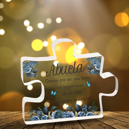 1pc, SpanishGifts For Grandma Acrylic Decorations Delicate Grandma Gifts From Grandchildren Christmas Anniversary Birthday Gifts