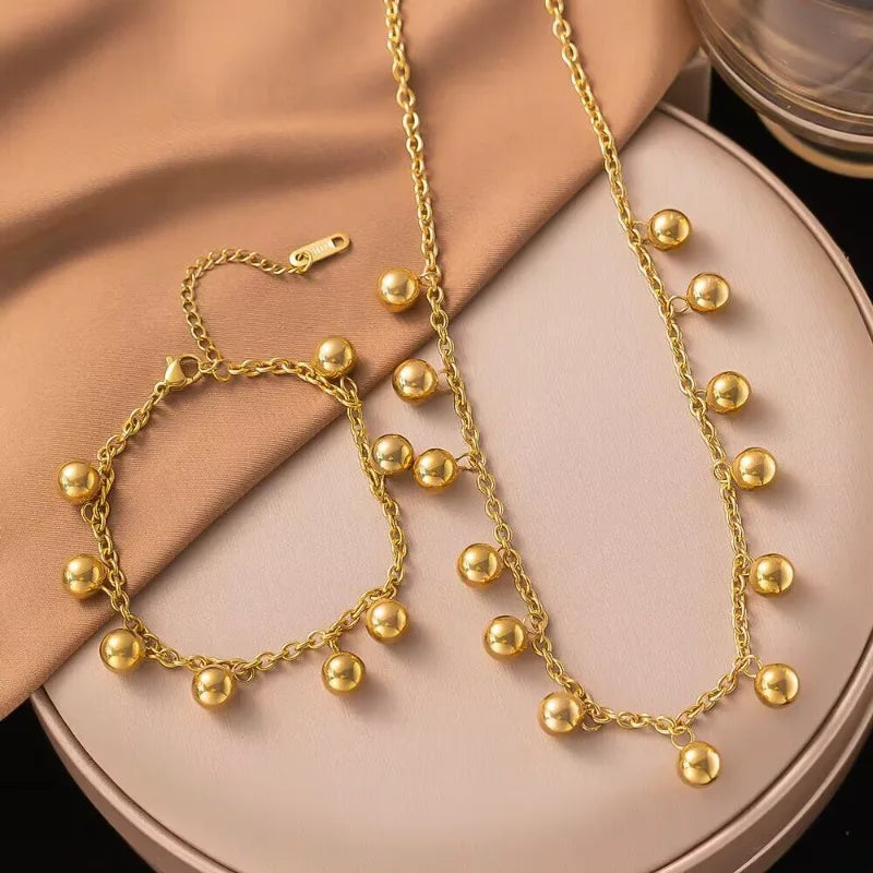 Necklaces, bracelets, earrings as a gift for women