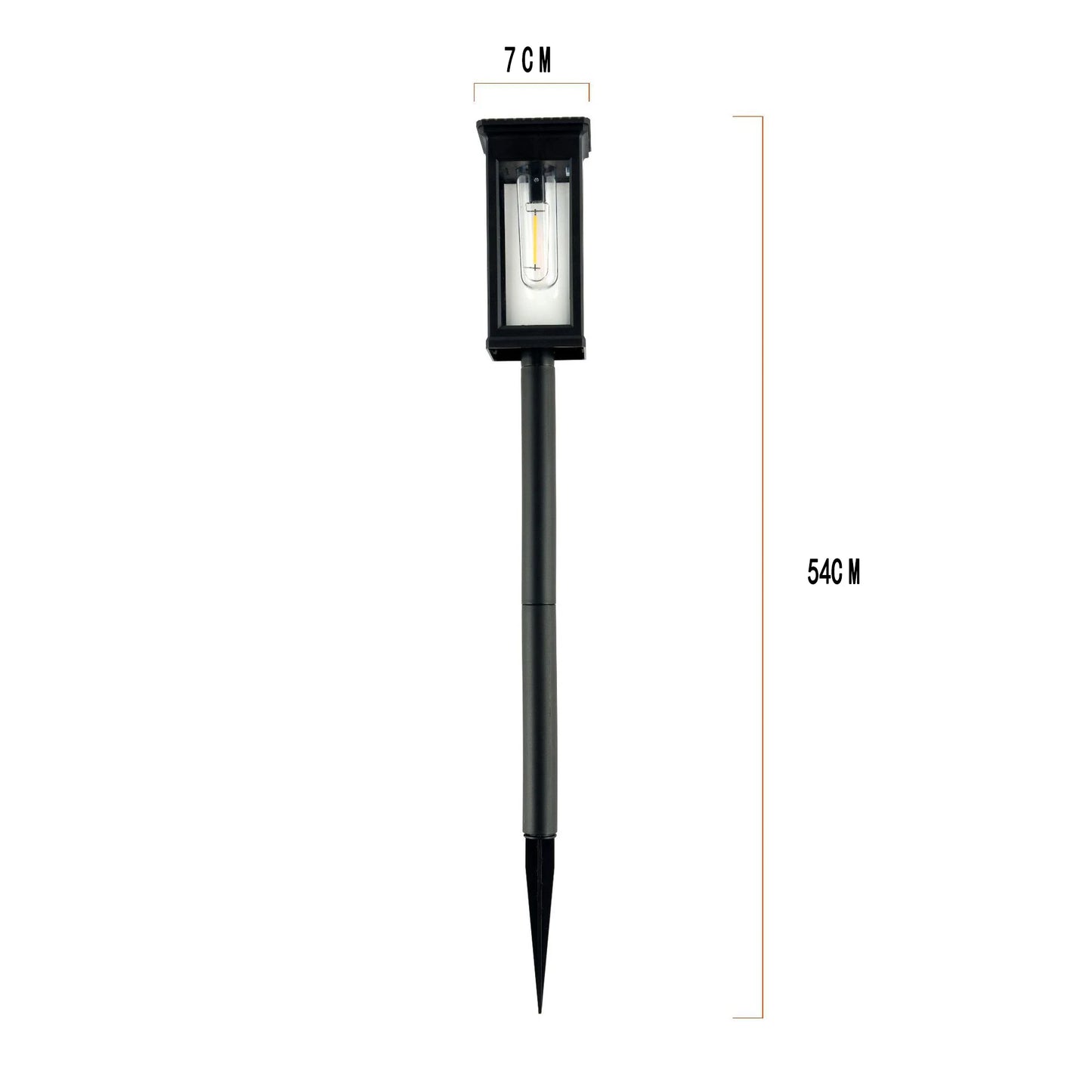 Outdoor Solar Path Lights Waterproof Garden Lighting for Patio Lawn Walkways Driveways Warm Landscape Lights