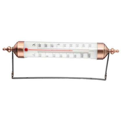 Outdoor Thermometer Garden Patio Outside Wall Greenhouse Sun Terrace Bronze Effect Outside Wall Thermometer Outdoor Thermometers