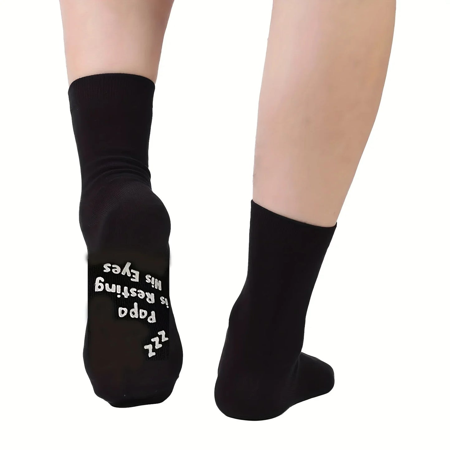 Gifts For Men BoyFriend Christmas Birthday Presents 1Pairs 'I Am Gaming'' I'm not Sleeping' Print Funny Novelty Cotton Socks