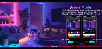 Christmas Tree Lights 20M Fairy String Lights w/ APP Control Music Sync 12 Modes IP65 Waterproof USB Powered for Xmas Home Decor