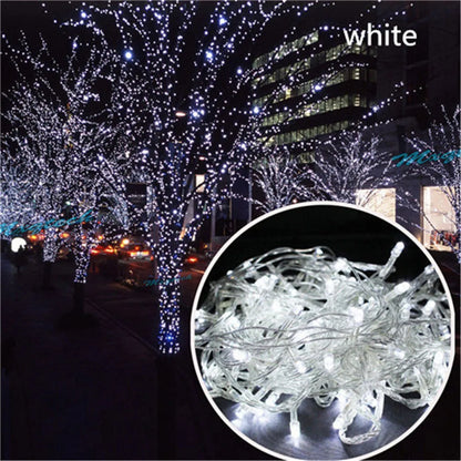 Christmas Lights 5M 10M 20M 30M 50M 100M Led String Fairy Light 8 Modes Christmas Lights For Wedding Party Holiday Lights