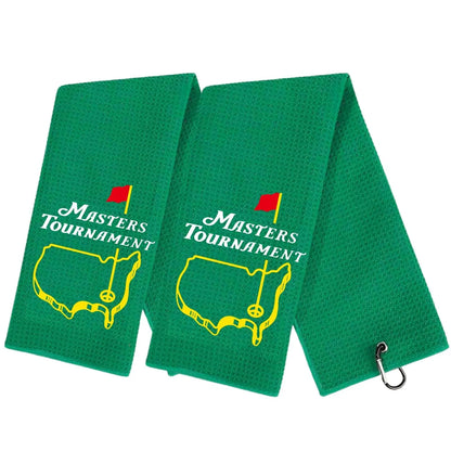 2 Count Great Christmas Golf Gifts | Funny Embroidered Golf Towels for Golf Bags | Golf Gifts for Men Golf Stuff |