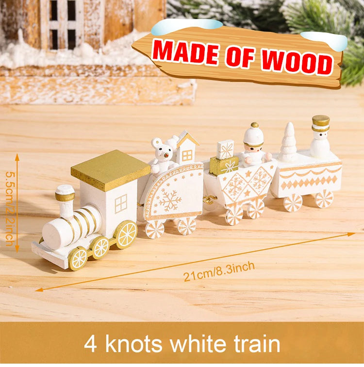 Christmas Train Merry Christmas Decorations For Home 2025 Cristmas Ornament Xmas Navidad Noel Gifts Happy New Year 2026 Gifts