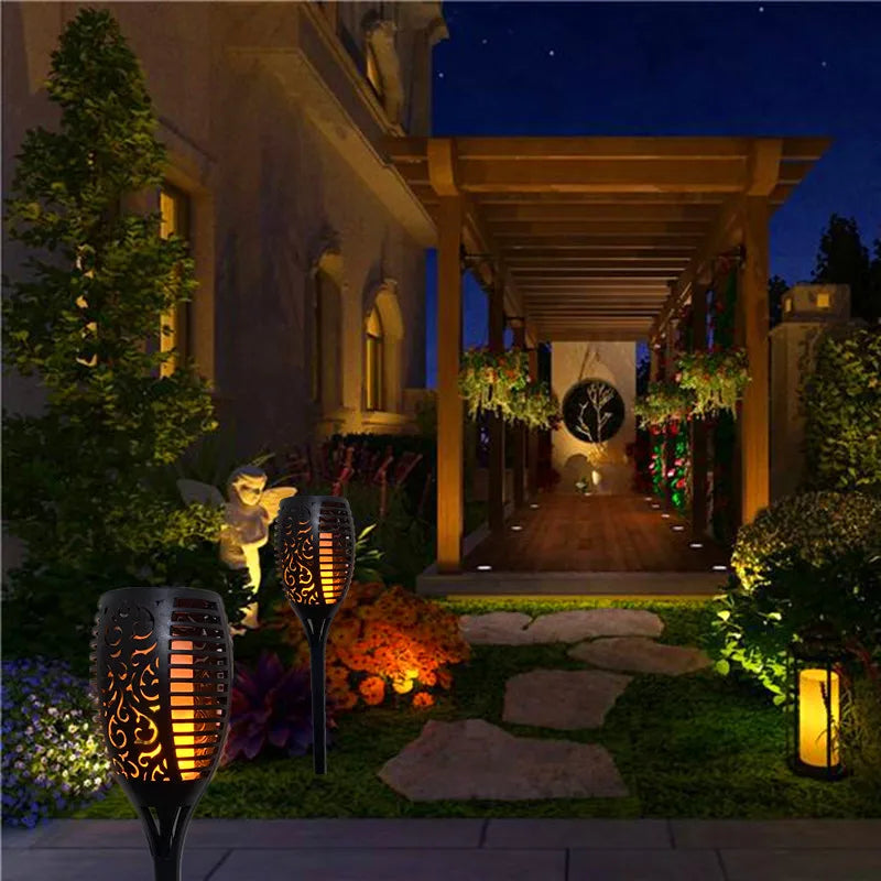 Outdoor LED Solar Garden Landscaping for Lawn Patio Yard Walkway