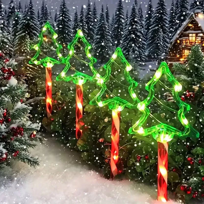 Christmas LED Candy Shaped Tree Lights Outdoor Decoration