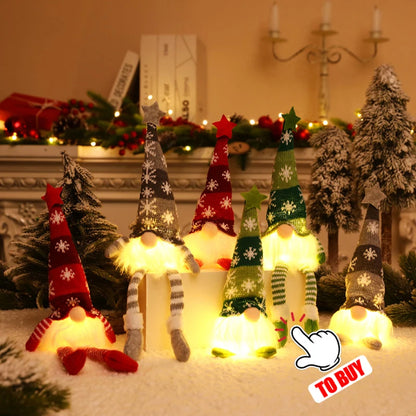 Christmas Tree Decorations Children DIY Handicraft Home Bedroom Party 20/30/40cm Artificial Christmas Tree 2023 New Year Gift