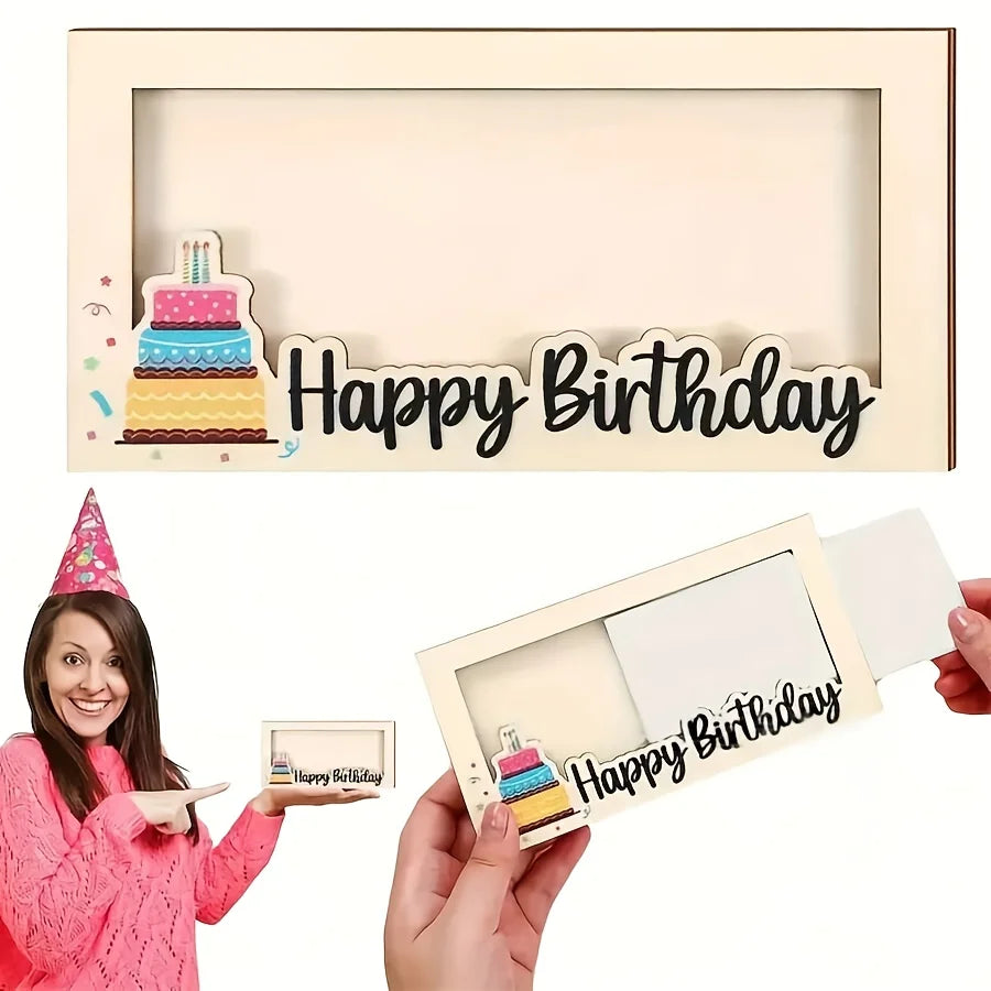Birthday Gift, Suitable for Party Gifts and Decorations, DIY Cash Envelopes and Greeting Cards