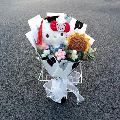 Graduation Gift Kuromi Hello Kitty Bouquet My Melody Cinnamoroll With Sunflower Christmas Valentine's Day Birthday Gift