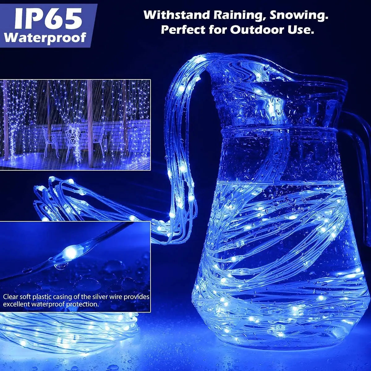 Smart LED String Lights RGB Christmas Decoration APP Remote USB Garland Curtain 3M Fairy Lamp Wedding Holiday Bedroom Outdoor