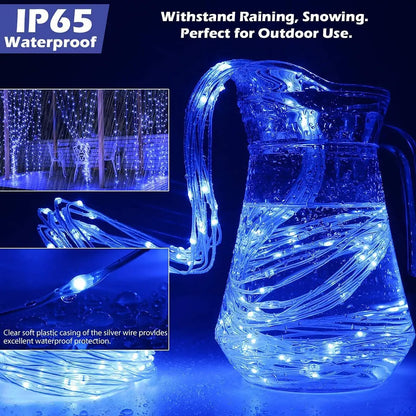 Smart LED String Lights RGB Christmas Decoration APP Remote USB Garland Curtain 3M Fairy Lamp Wedding Holiday Bedroom Outdoor