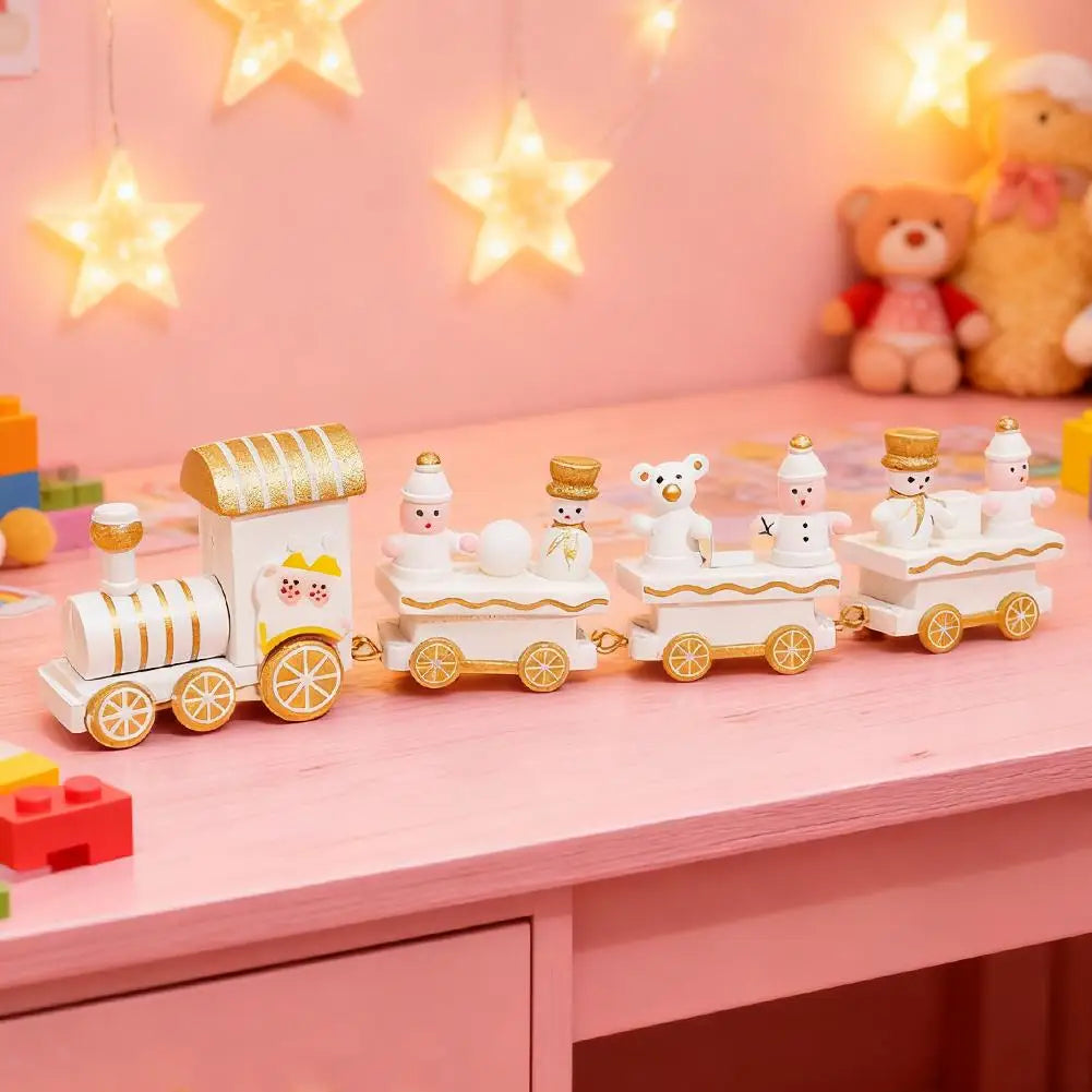 Christmas Train Merry Christmas Decorations For Home 2025 Cristmas Ornament Xmas Navidad Noel Gifts Happy New Year 2026 Gifts