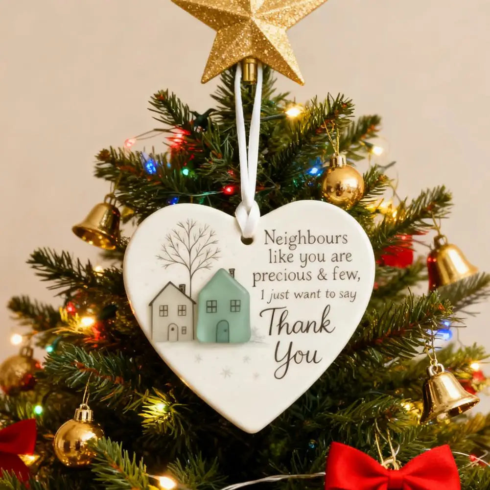 Thank You Gifts for Neighbor Christmas Ornament Old New Neighbor Welcome Gift for Neighbors Birthday Neighbor Moving Away Gifts