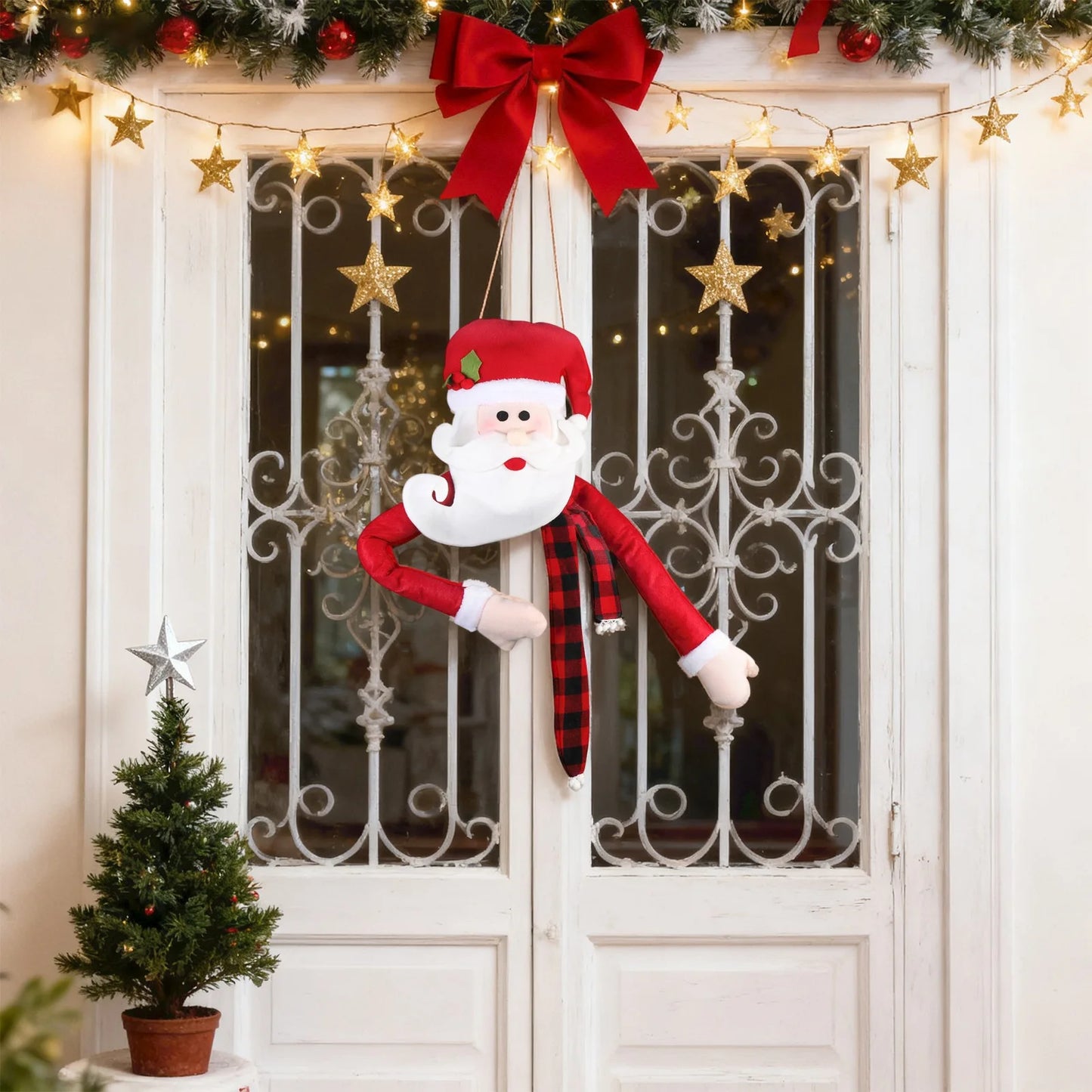 Christmas Decorations Santa Home Christmas Tree Decor Santa Tree Top Christmas Tree Decoration Home Decor Holiday Decoration