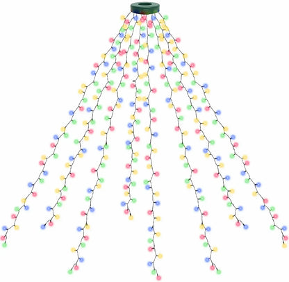 Christmas Tree Lights 8 Modes for 6ft-7ft Christmas Tree, Indoor Outdoor Xmas Decorations 280LED String Lights for Room Bedroom